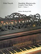 Complete Piano Works No. 1 piano sheet music cover